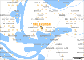 map of Male Kunda