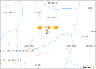 map of Malela-Inkin