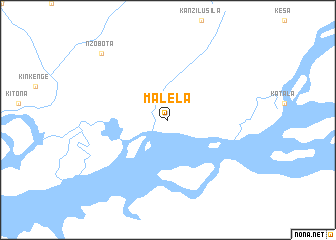 map of Malela