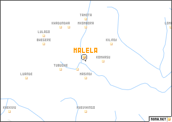 map of Malela