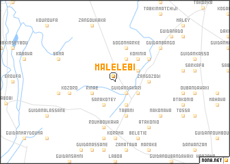 map of Malélébi