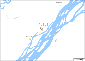 map of Malele