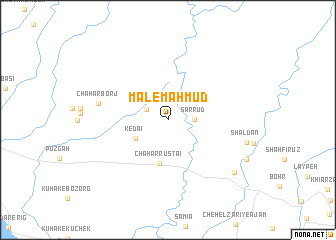 map of Māl-e Maḩmūd