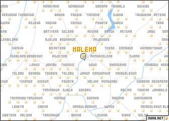 map of Malema