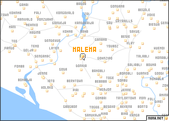 map of Malema