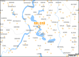 map of Malema