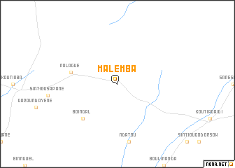 map of Malem Ba