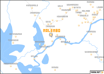 map of Malémbo