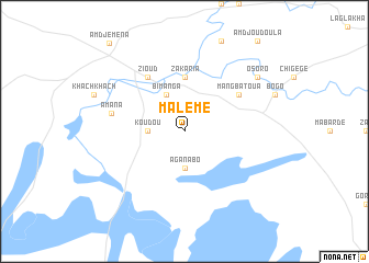 map of Malémé