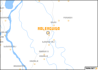 map of Malemguida