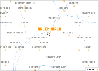 map of Malemimiala