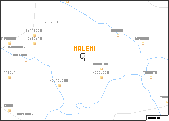 map of Malémi