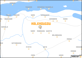 map of Malémougou