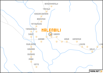 map of Malenbili