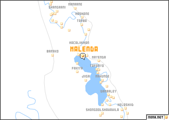 map of Malenda