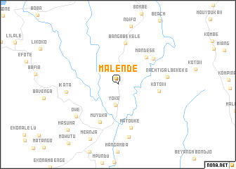 map of Malende