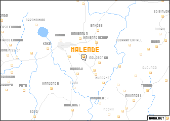 map of Malende
