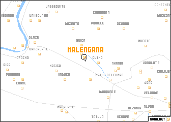 map of Malengana