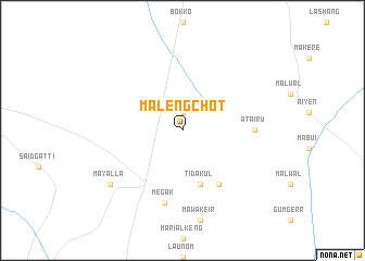 map of Malengchot