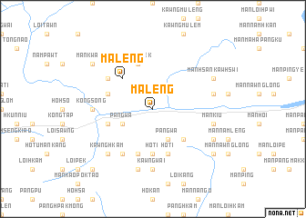 map of Ma-leng