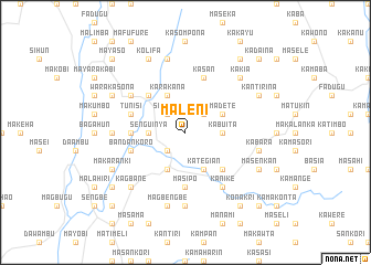 map of Maleni