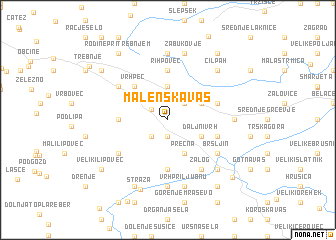 map of Malenska Vas