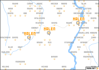 map of Malen