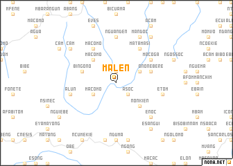 map of Malen