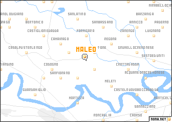 map of Maleo