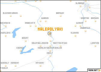 map of Male Polyaki