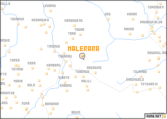 map of Malerara