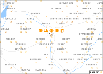 map of Malé Ripňany