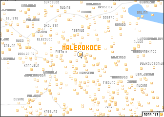 map of Male Rokoče