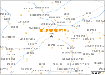 map of Male Sesvete