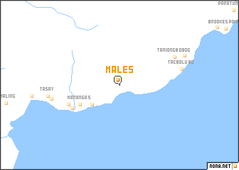 map of Males