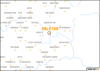 map of Maletha