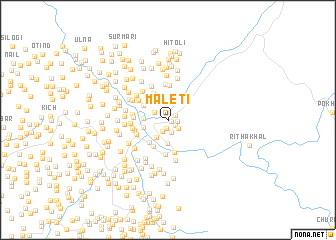 map of Maleti