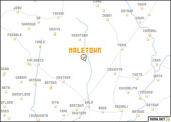 map of Male Town