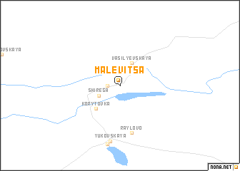 map of Malevitsa