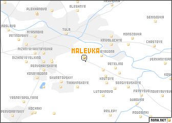 map of Malevka