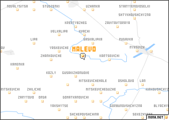 map of Malevo