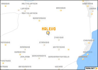 map of Malevo