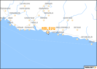 map of Malevu