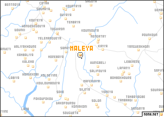 map of Maléya