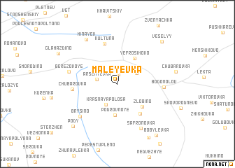 map of Maleyevka