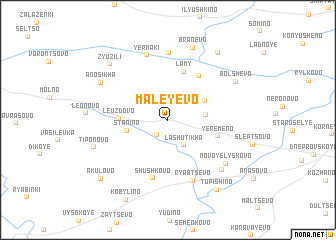 map of Maleyevo