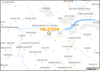 map of Maleyevo