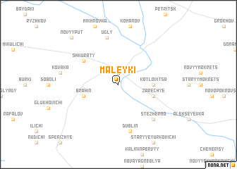 map of Maleyki