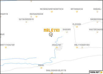 map of Maleyki