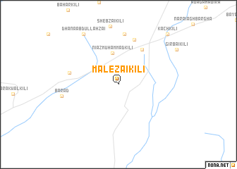 map of Malezai Kili